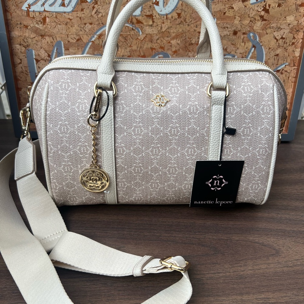 Nanette Lepore Jax Satchel with Gold-Tone Hardware